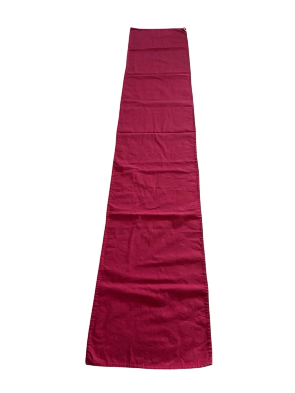 Williams Sonoma Christmas Winter Table Runner Embroidered Crewel Red White Holly